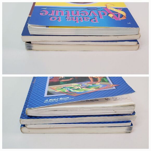 Lot Of 4 Abeka 3rd Grade Readers 3.1, 3.5, 3.6, 3.8 - Pilgrims P Water Damaged - Picture 4 of 13